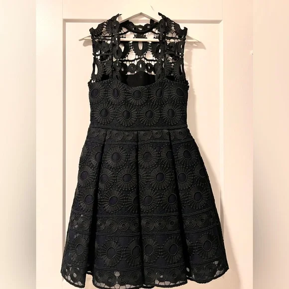Maje Black Lace Dress - Picture 3 of 7